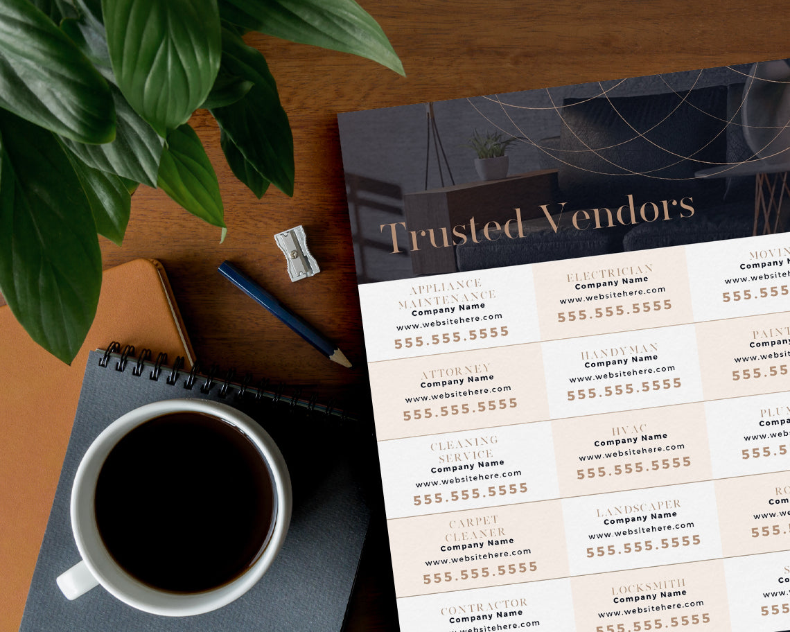 Trusted Vendors Flyer