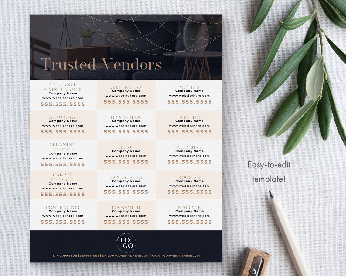 Trusted Vendors Flyer