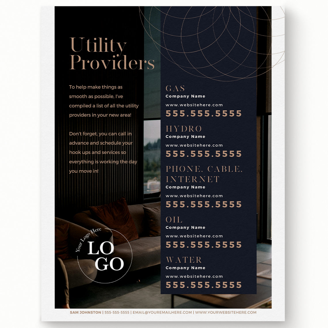 Utility Providers Flyer