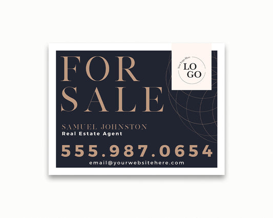 24x18in Horizontal Real Estate Yard Lawn Sign