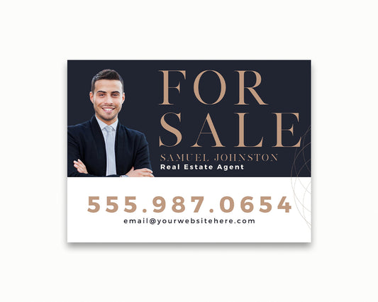24x18in Horizontal Real Estate Yard Lawn Sign