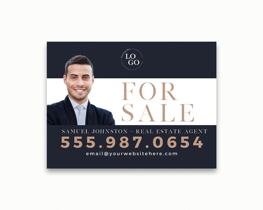 24x18in Horizontal Real Estate Yard Lawn Sign