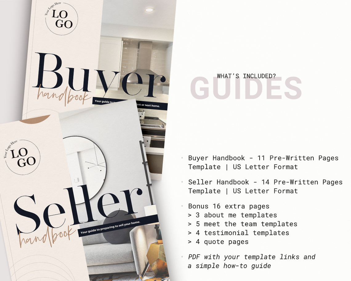 Real Estate Buyer and Seller Guide Template | Blossoming Real Estate