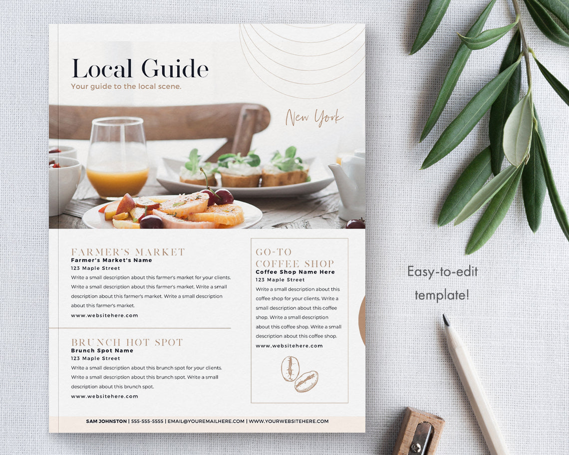 Local Guide Examples Local Guide Flyer | Blossoming Real Estate