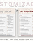 Pre-Listing Checklist