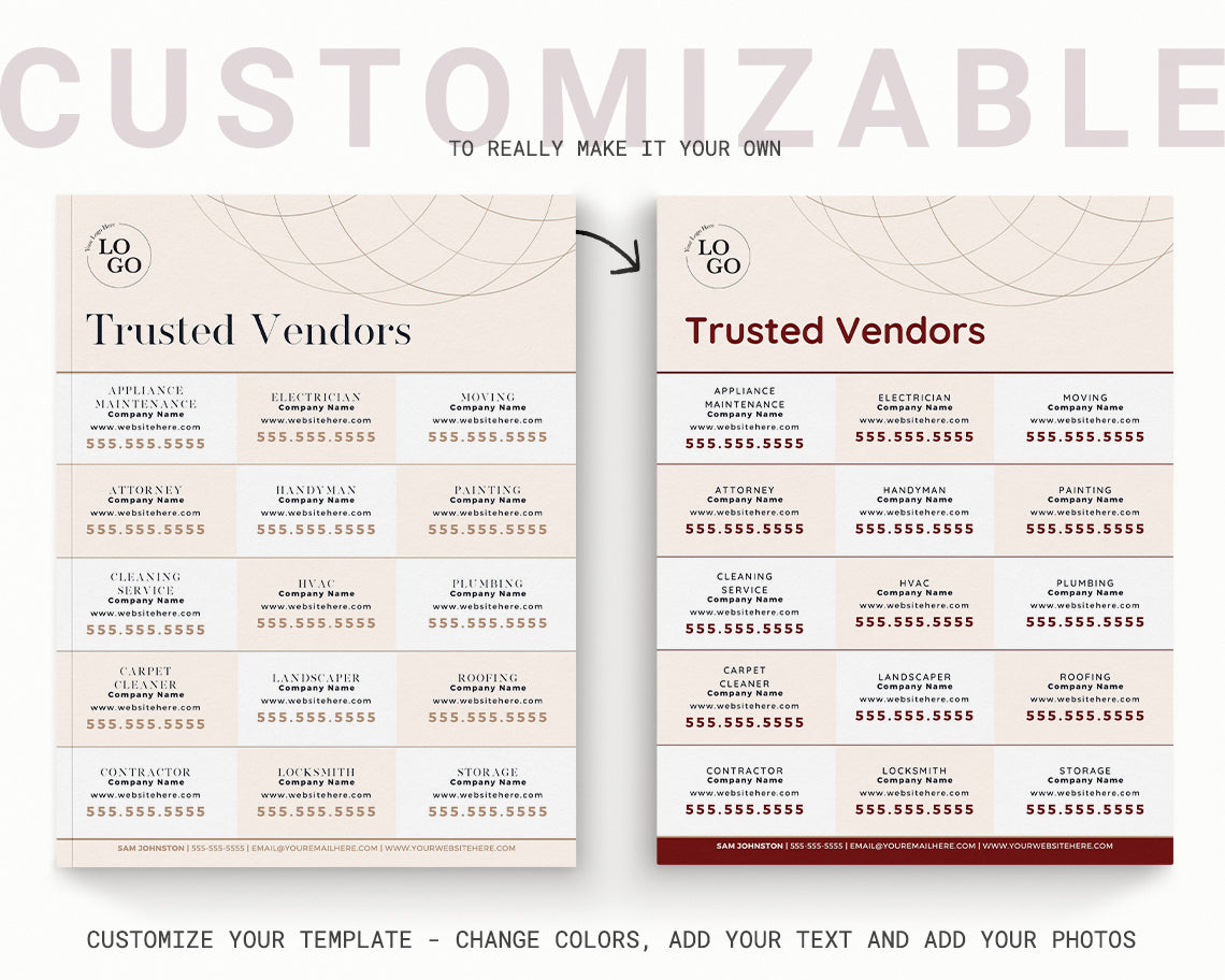 Trusted Vendors Flyer