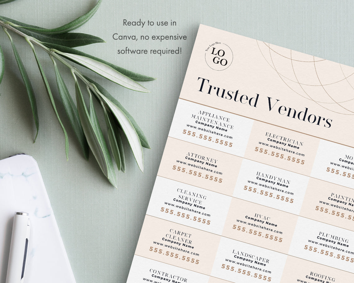 Trusted Vendors Flyer