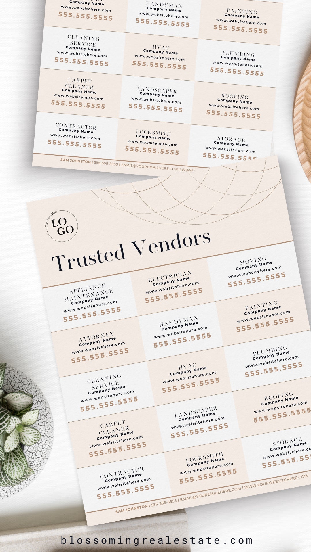 Trusted Vendors Flyer