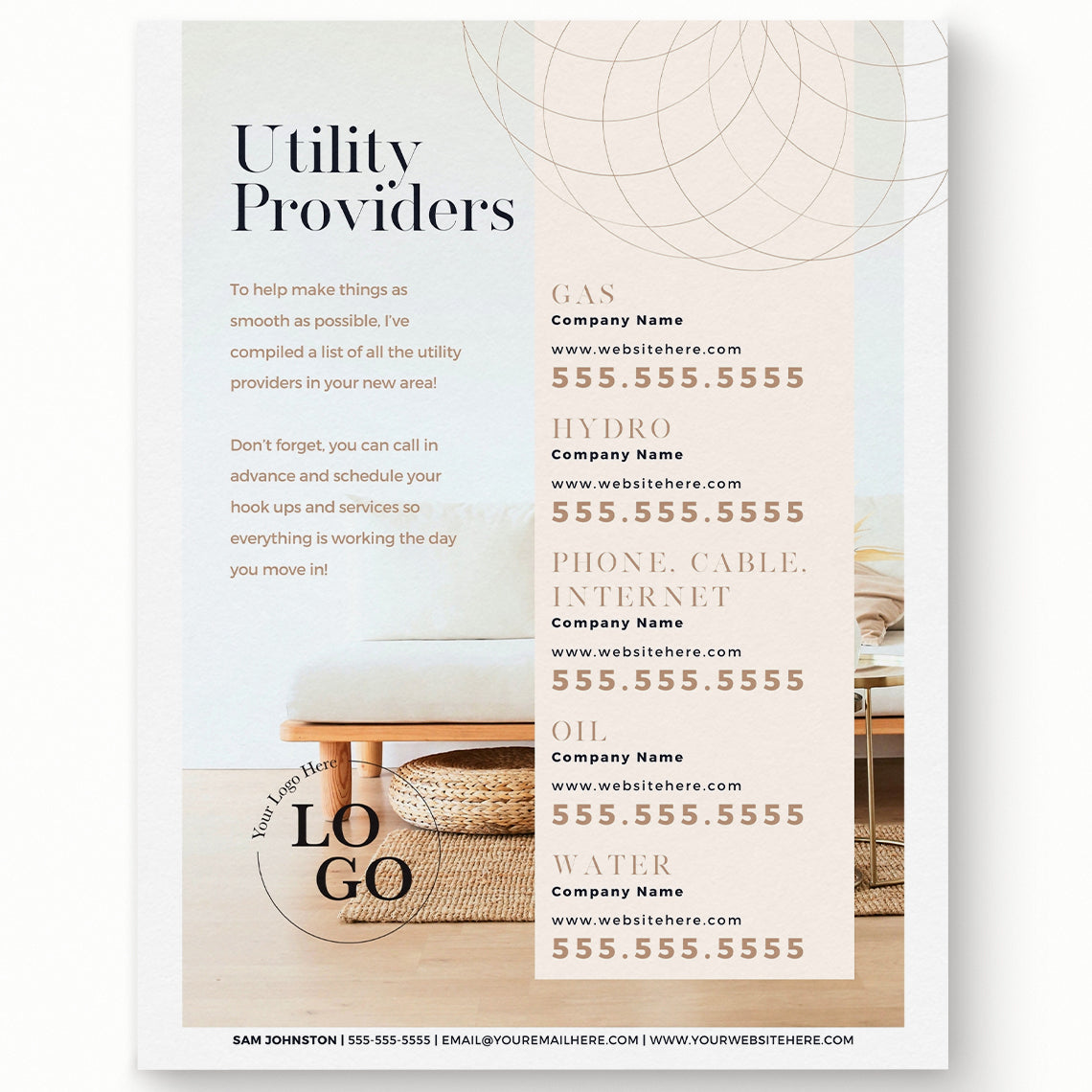 Utility Providers Flyer