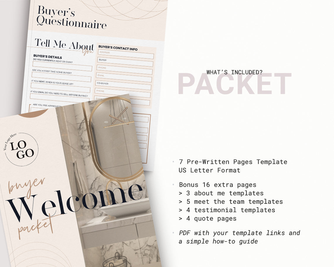 New Client Buyer Welcome Packet
