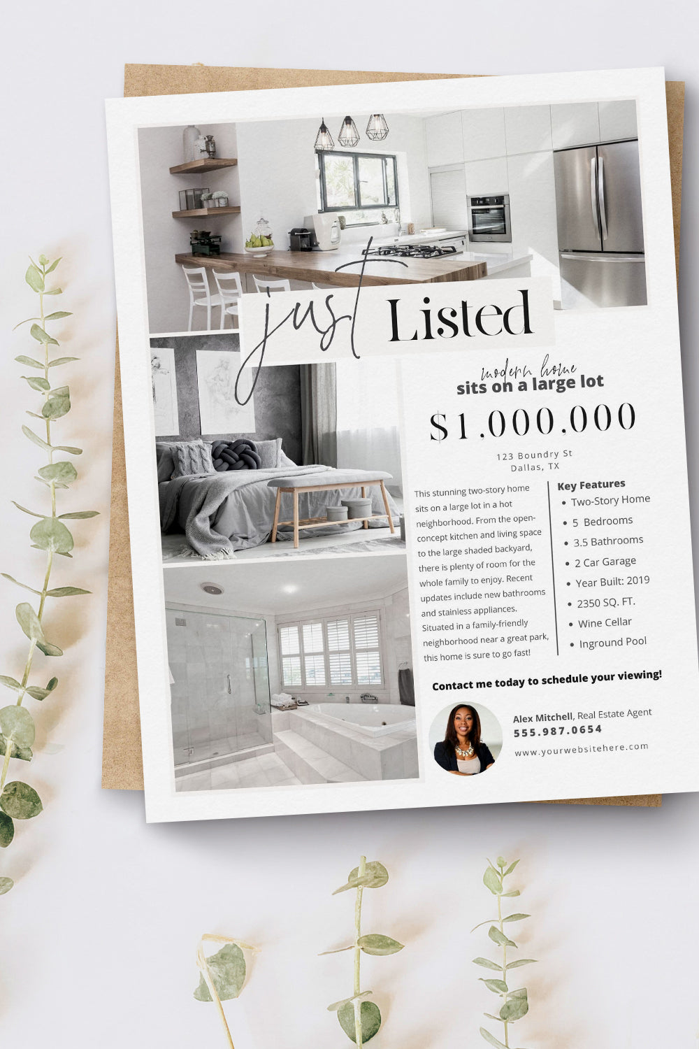 Just Listed Feature Sheet