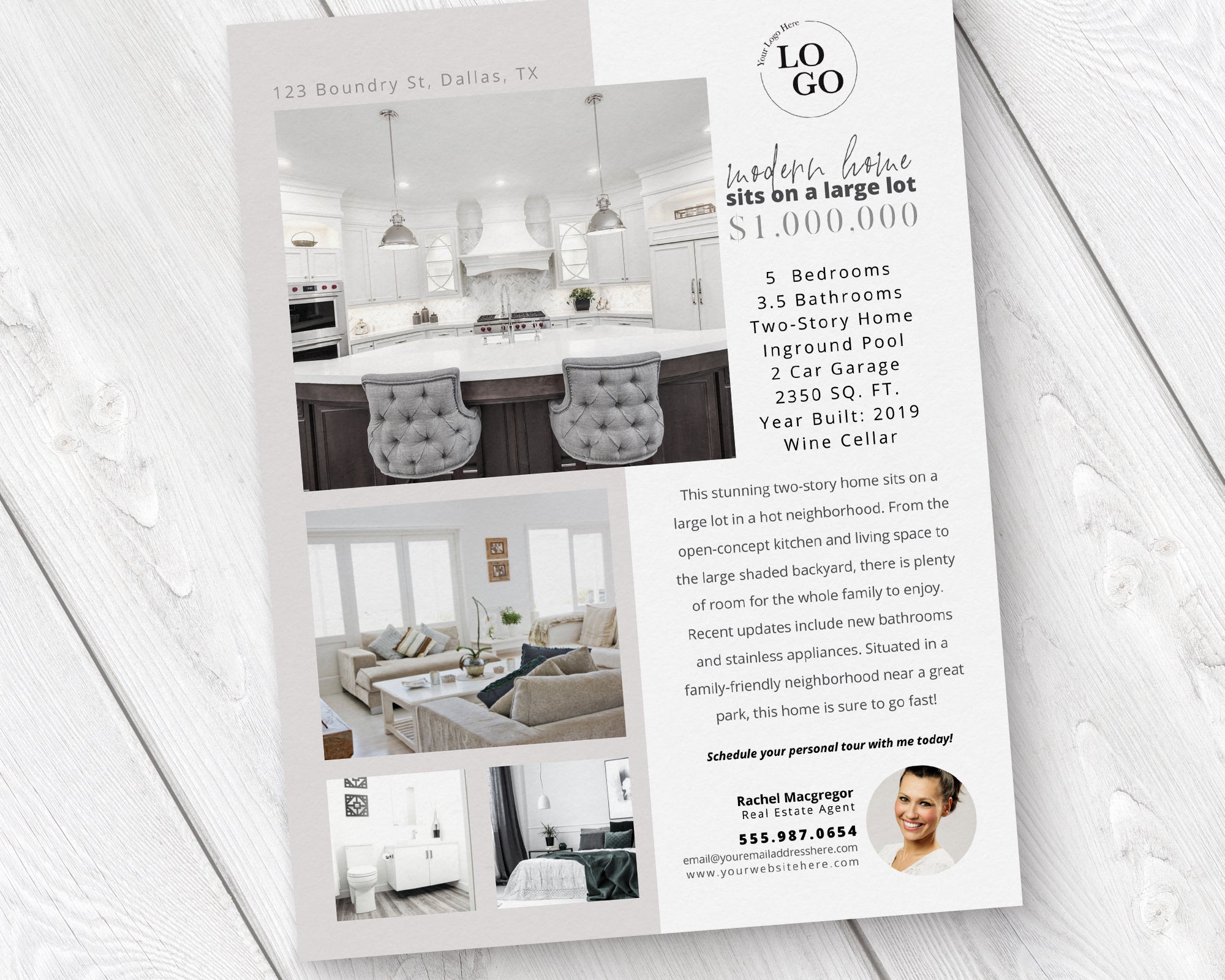 Property Feature Sheet Single-Sided