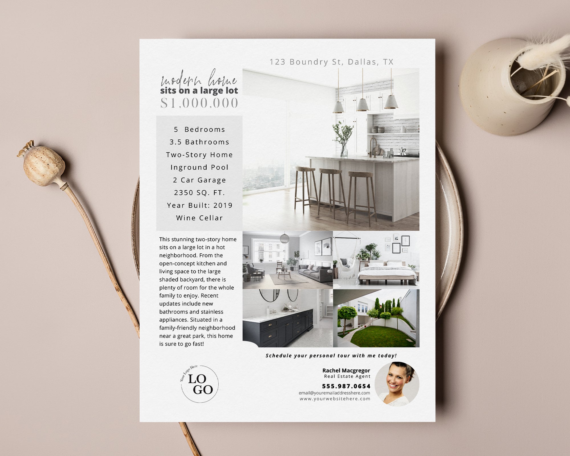 Property Feature Sheet Single-Sided
