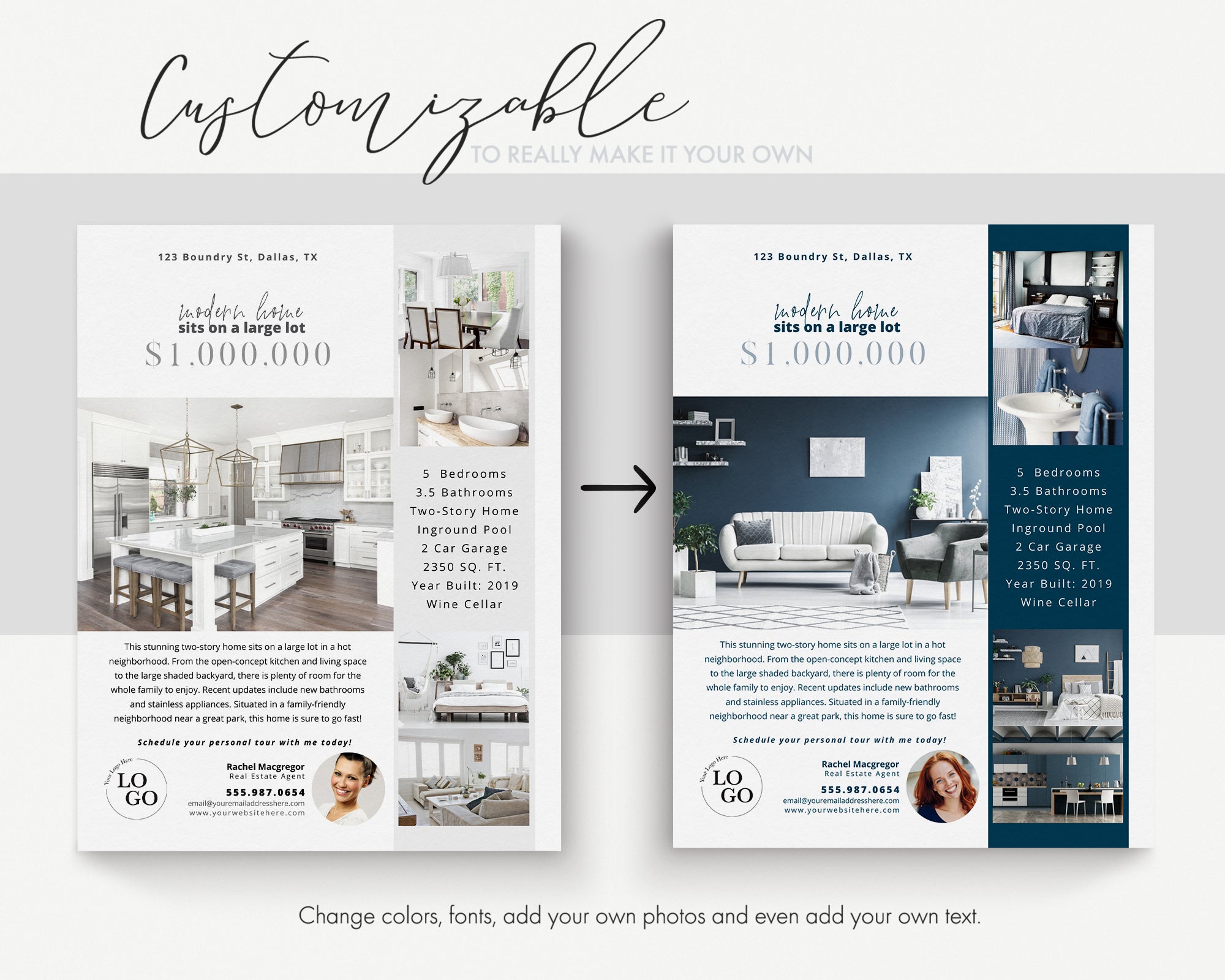 Property Feature Sheet Single-Sided