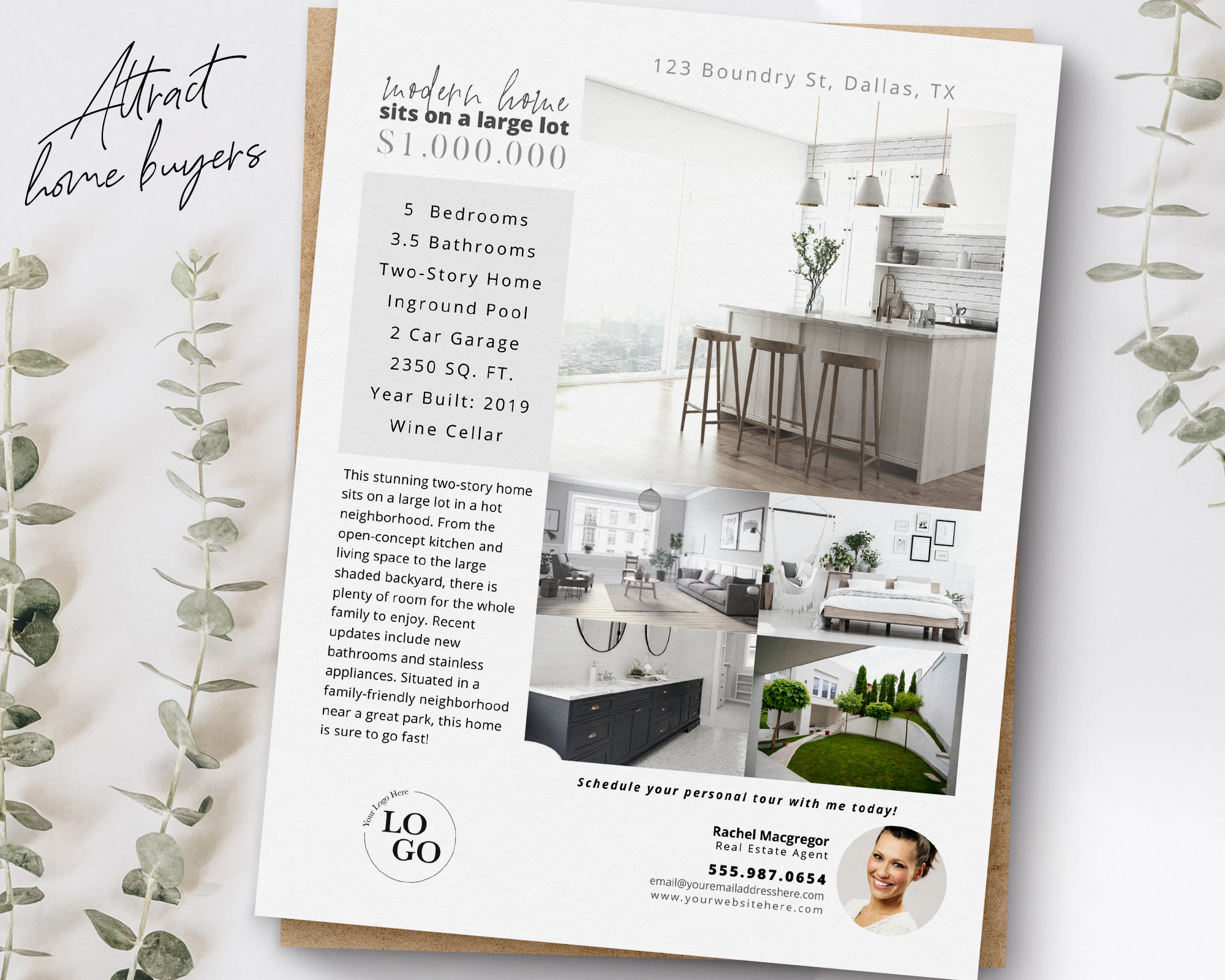 Property Feature Sheet Single-Sided