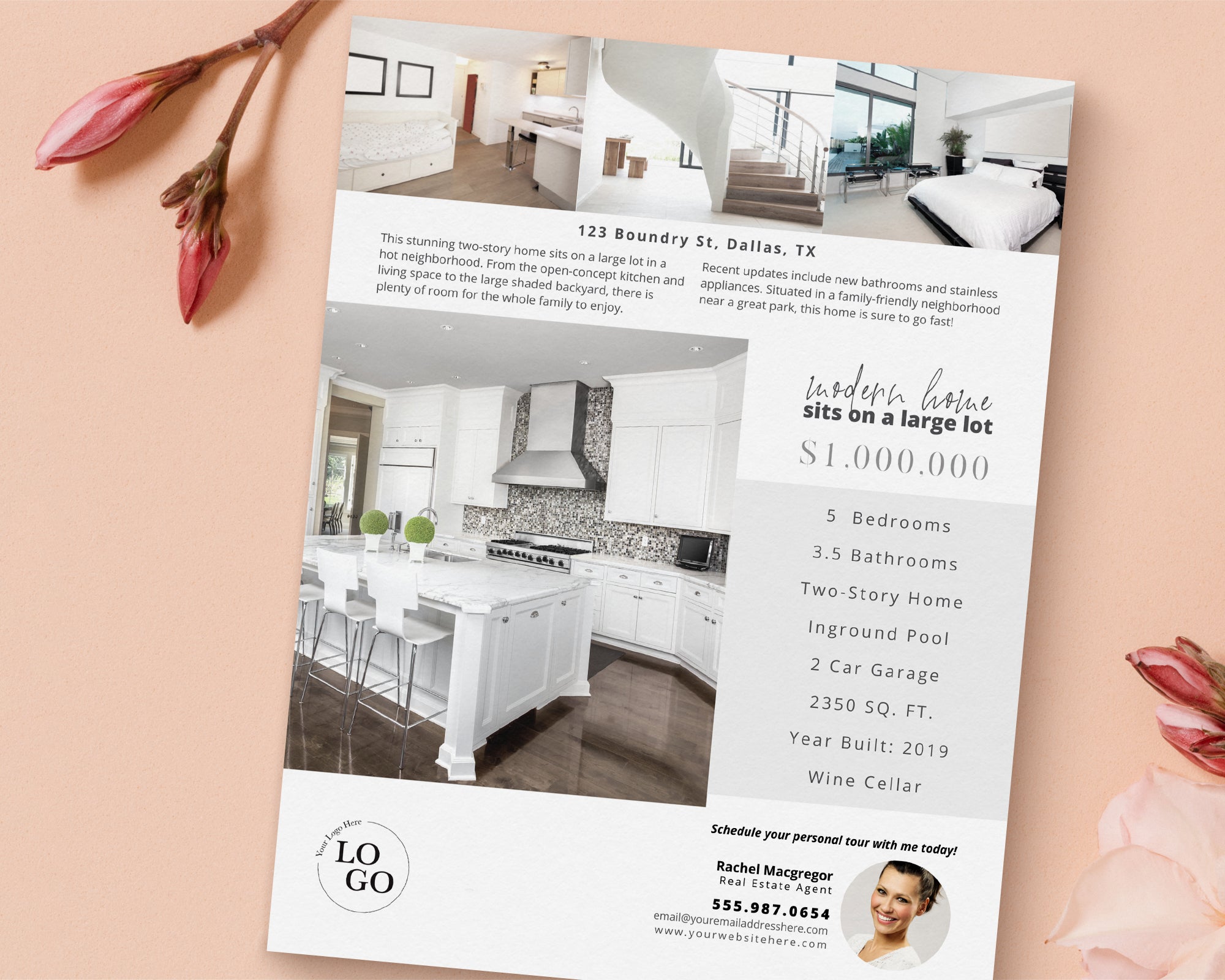 Property Feature Sheet Single-Sided