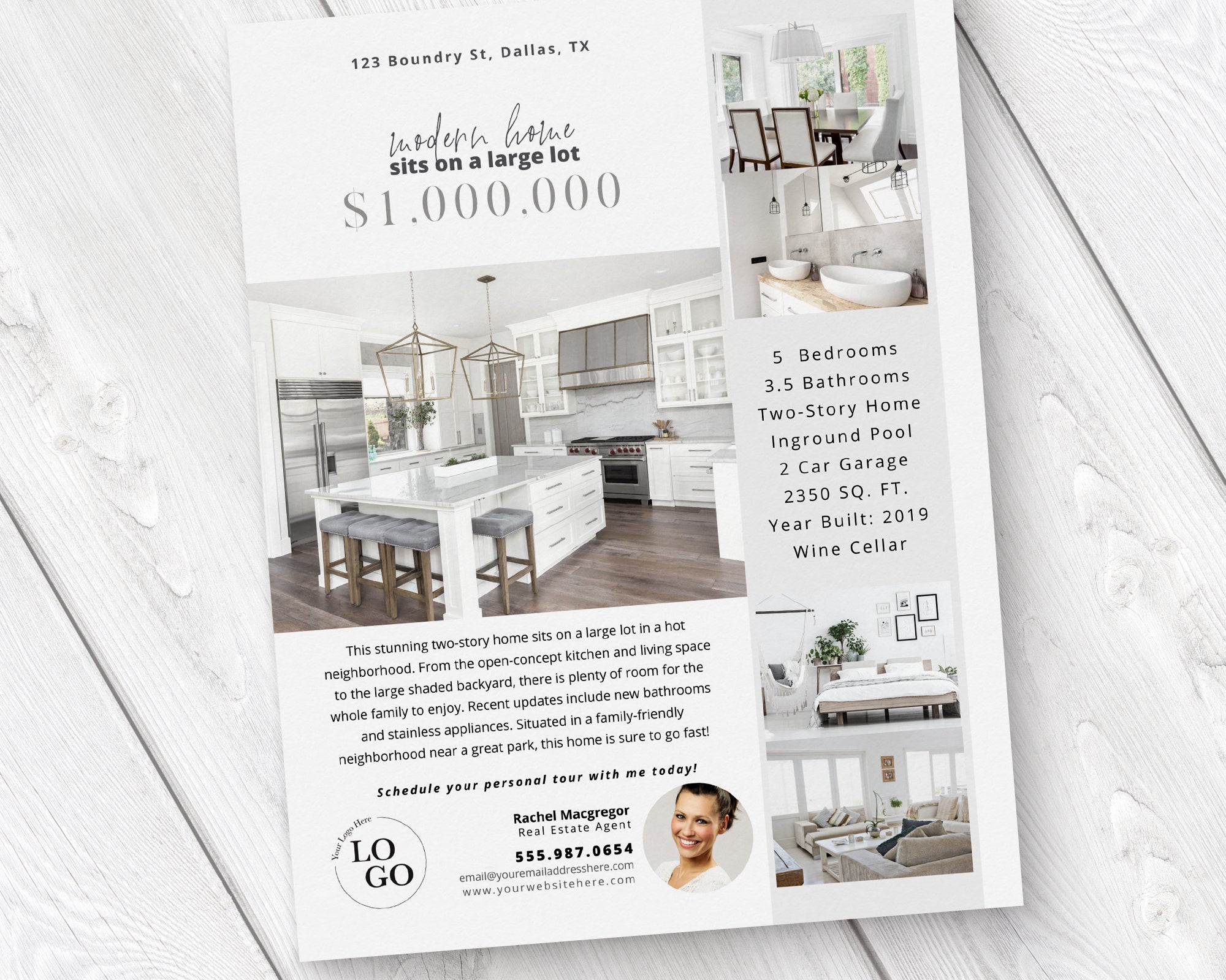 Property Feature Sheet Single-Sided