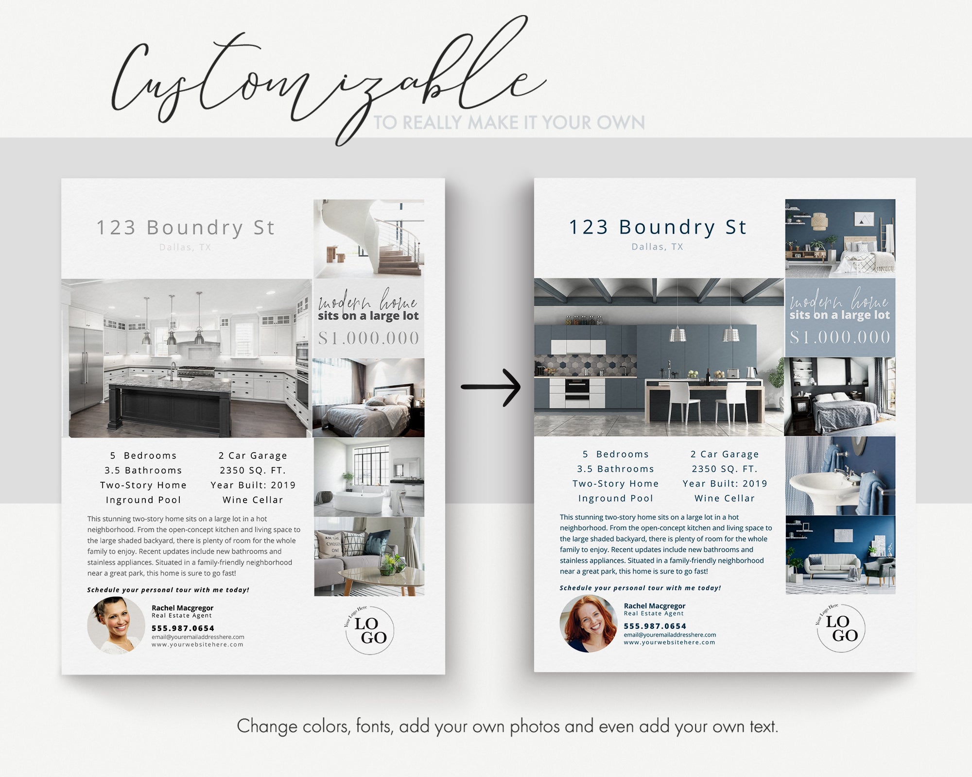 Property Feature Sheet Single-Sided