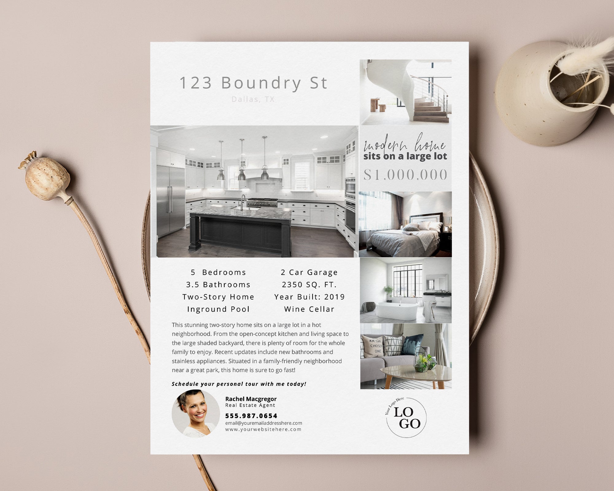 Property Feature Sheet Single-Sided