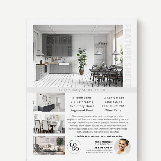 Property Feature Sheet Single-Sided