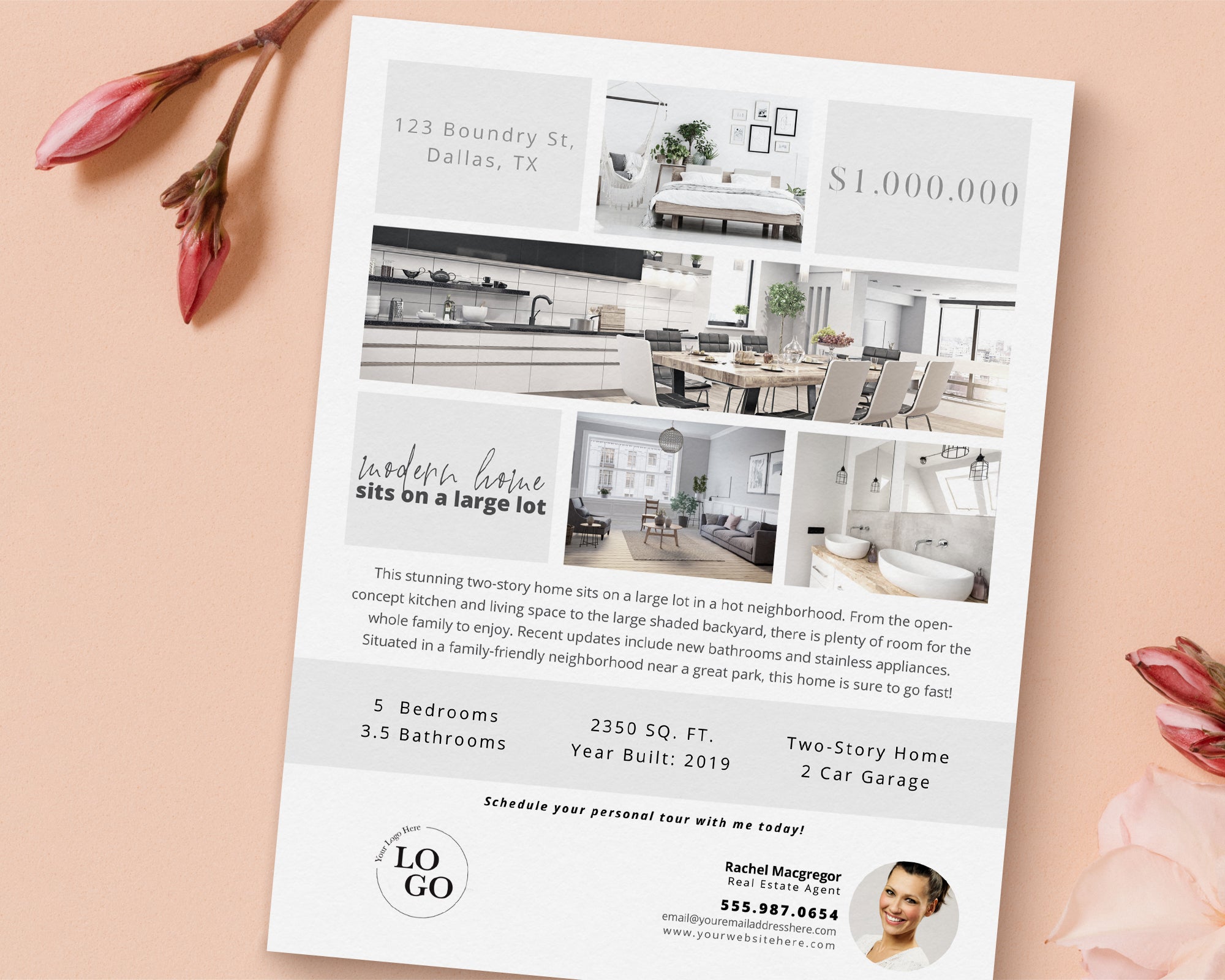 Property Feature Sheet Single-Sided