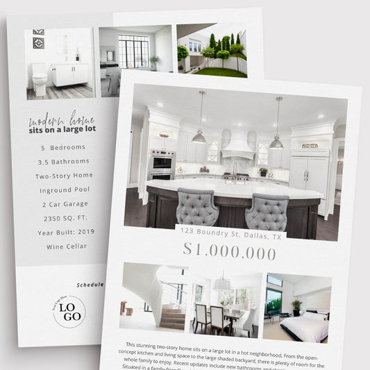 Double-Sided Property Feature Sheet