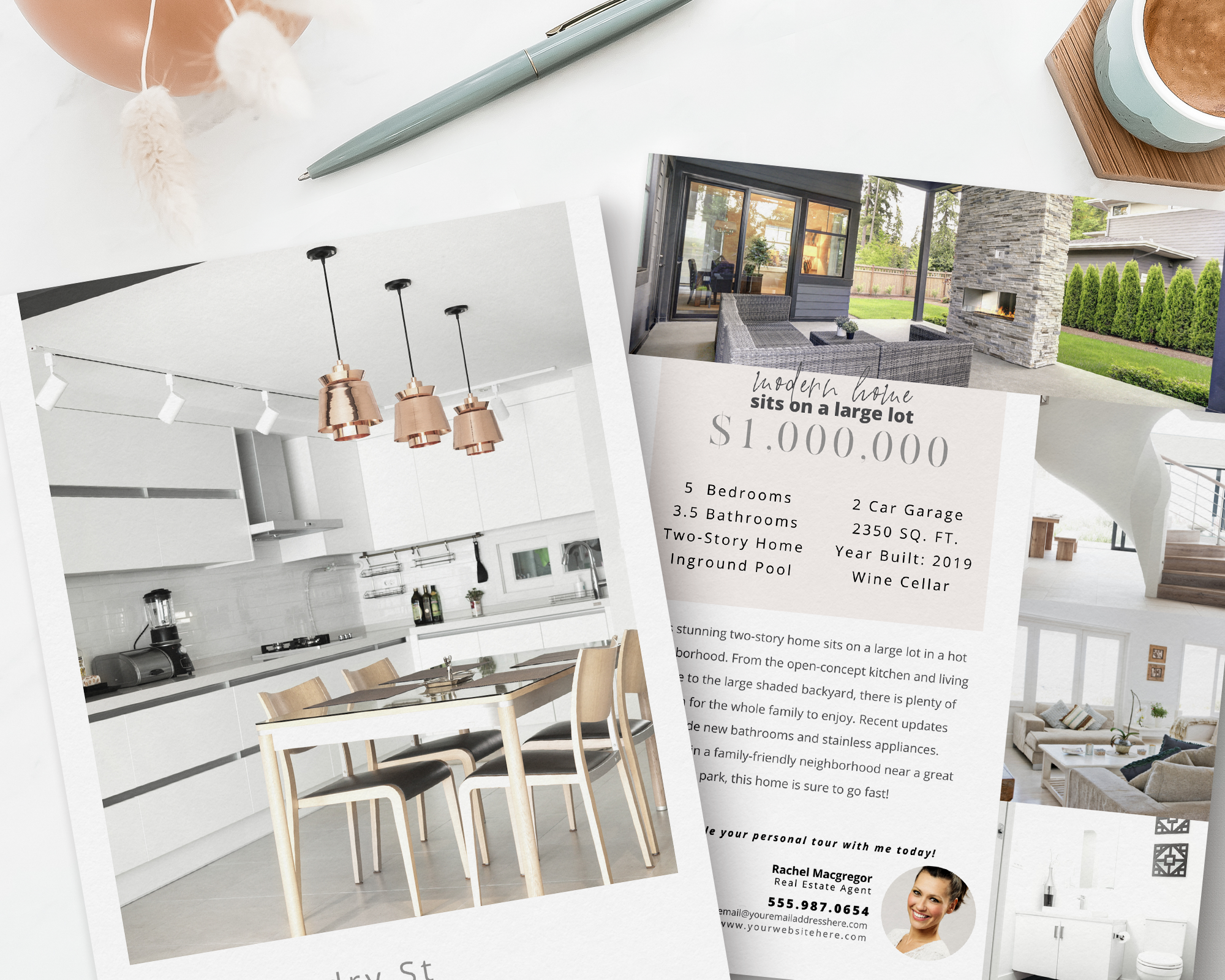 Double-Sided Property Feature Sheet