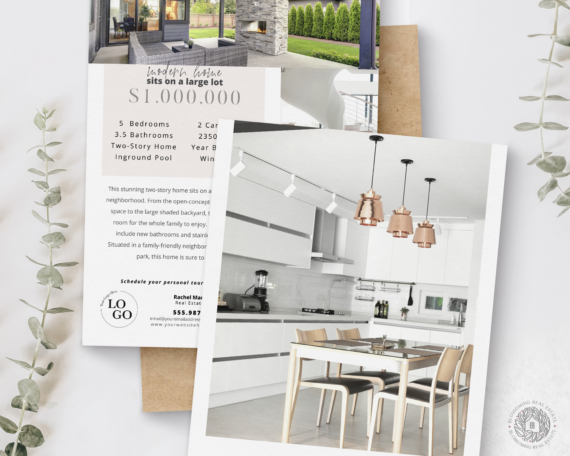 Double-Sided Property Feature Sheet