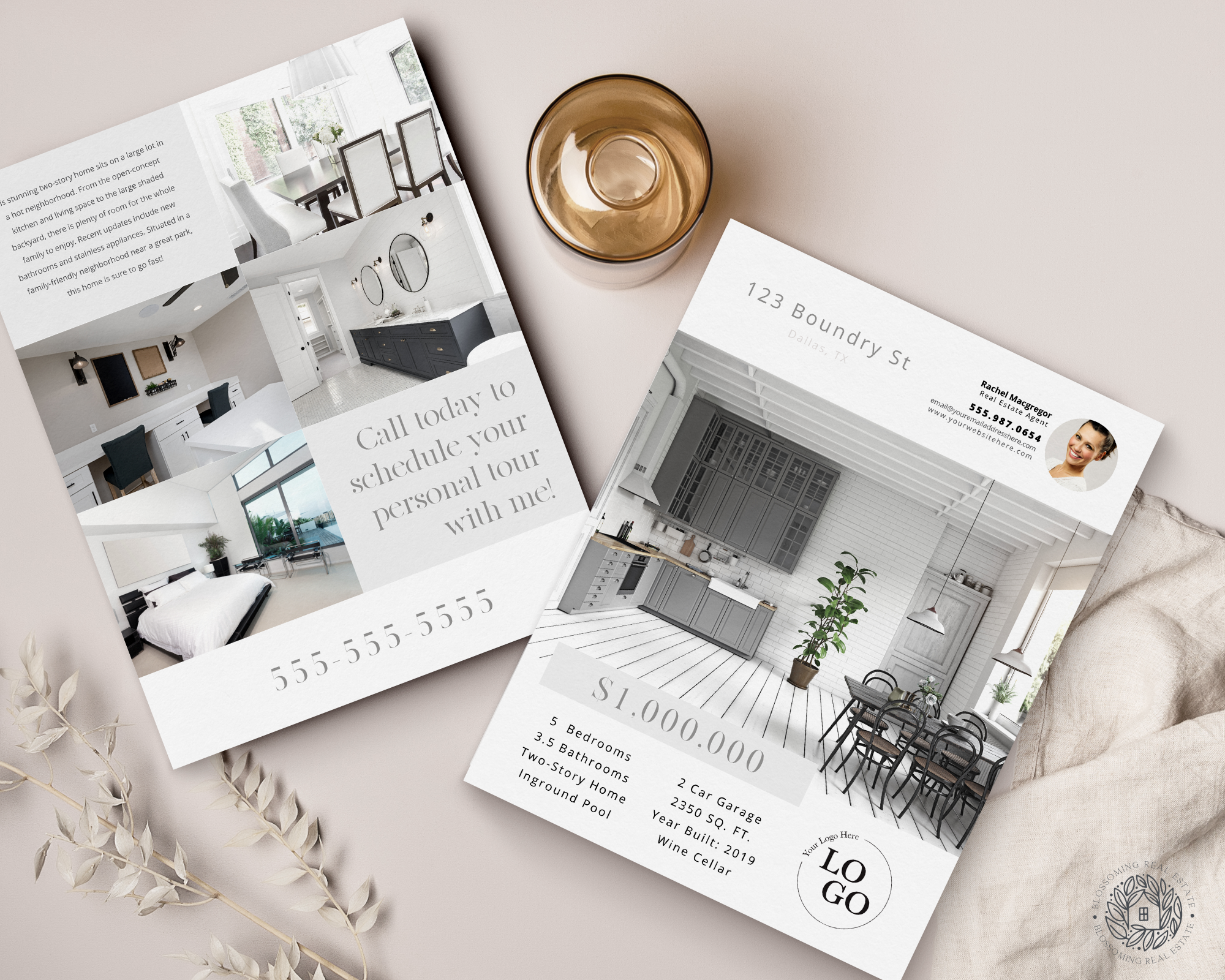 Double-Sided Property Feature Sheet
