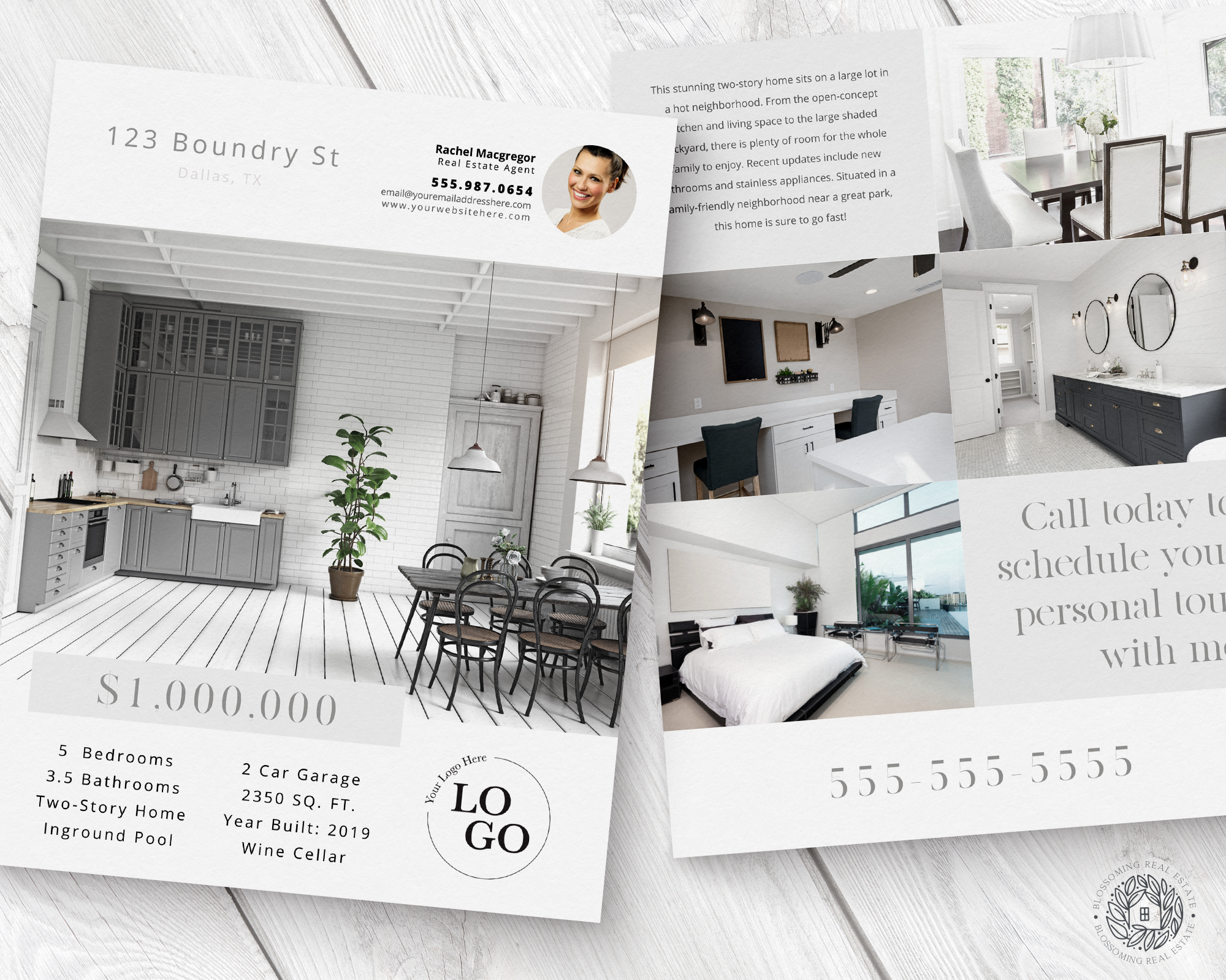 Double-Sided Property Feature Sheet