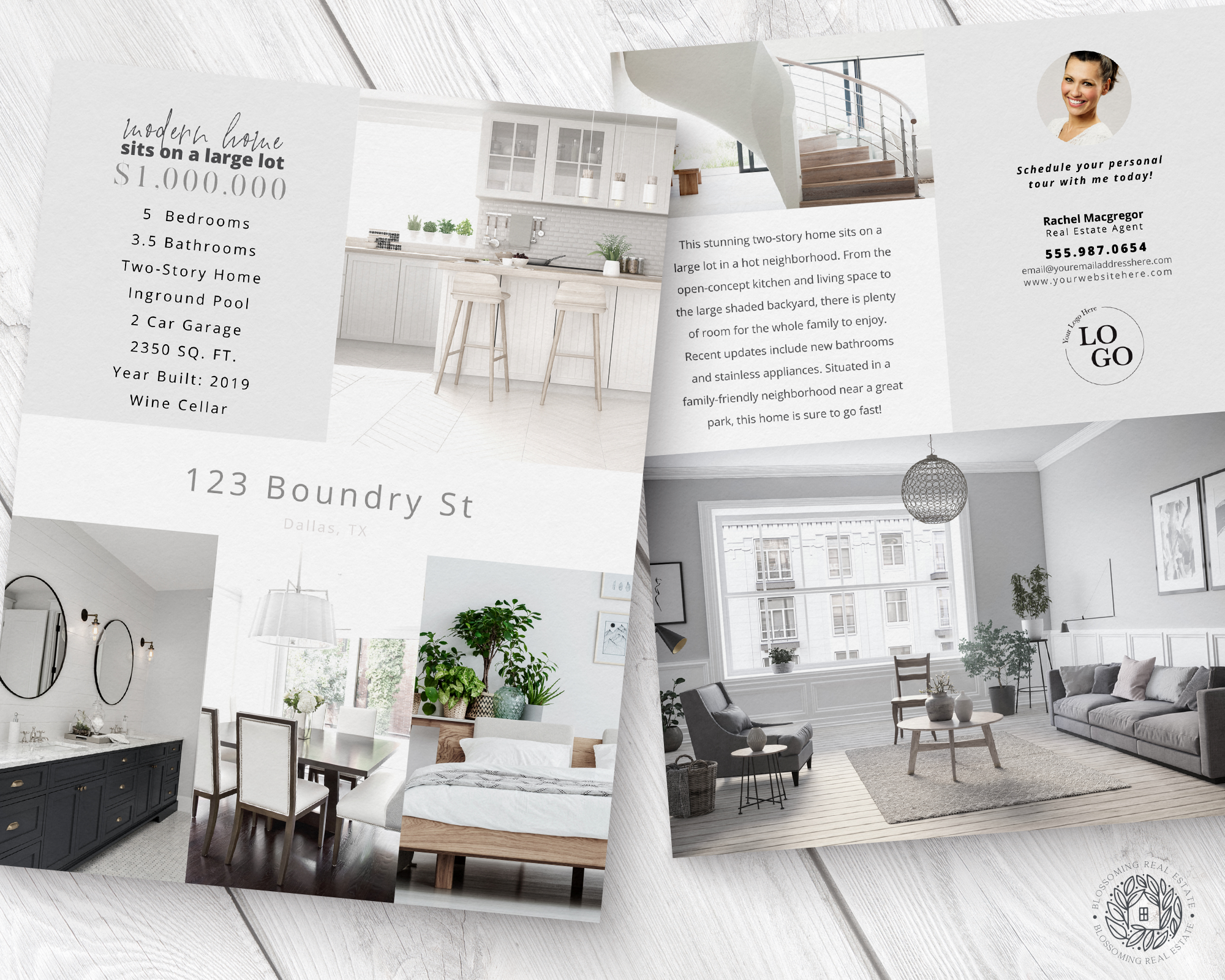 Double-Sided Property Feature Sheet