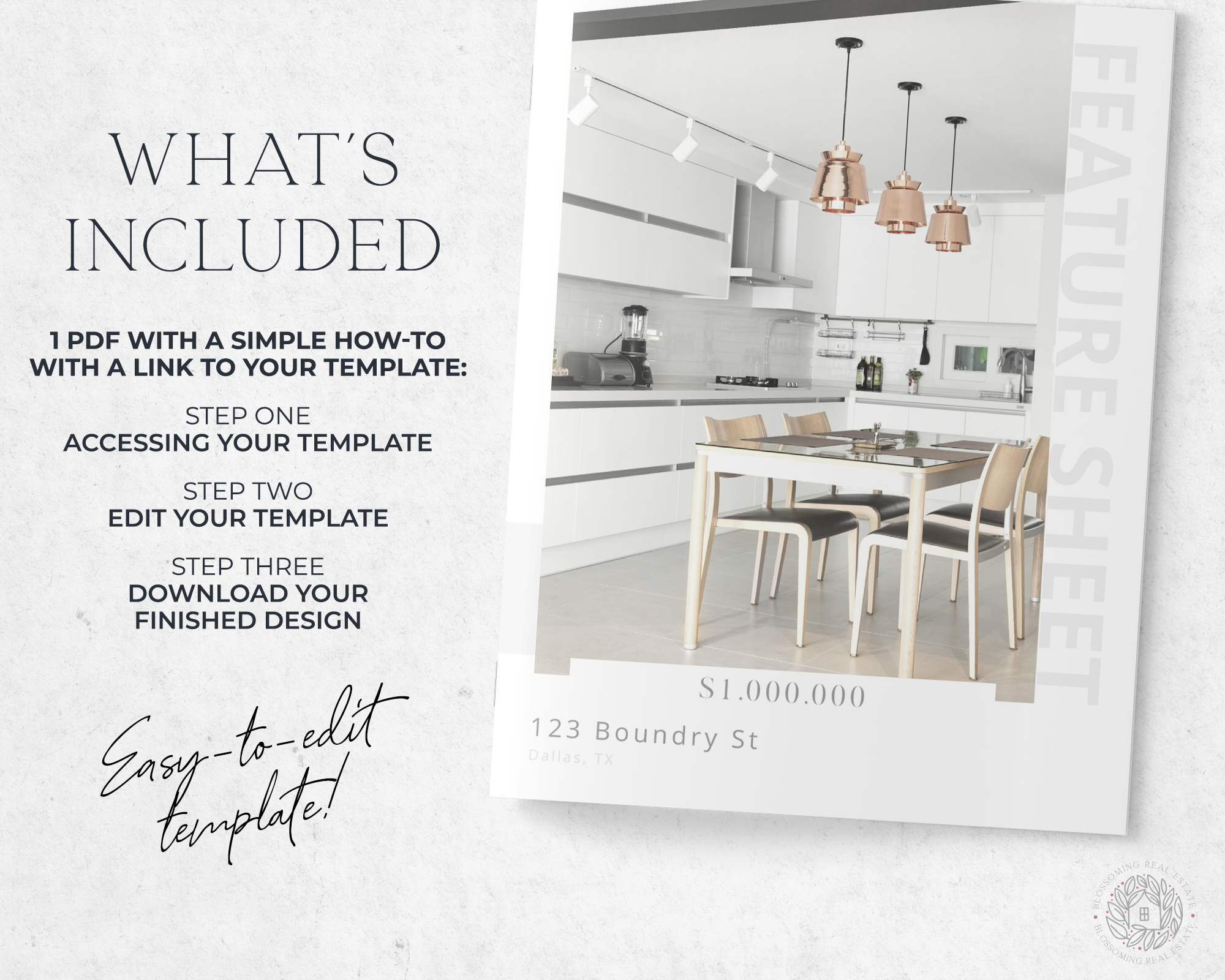 Tabloid Property Feature Sheet