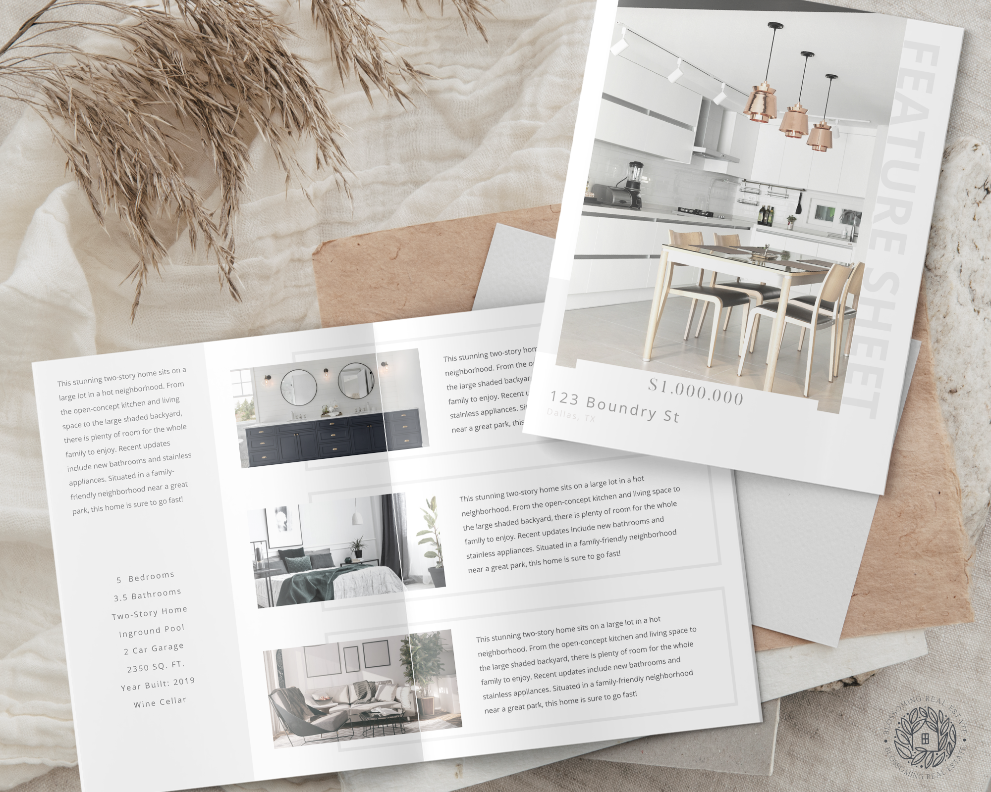 Tabloid Property Feature Sheet